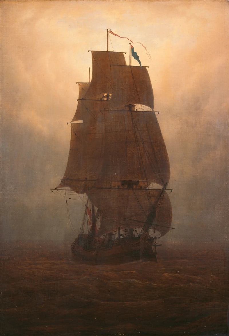 Purjevene - Caspar David Friedrich