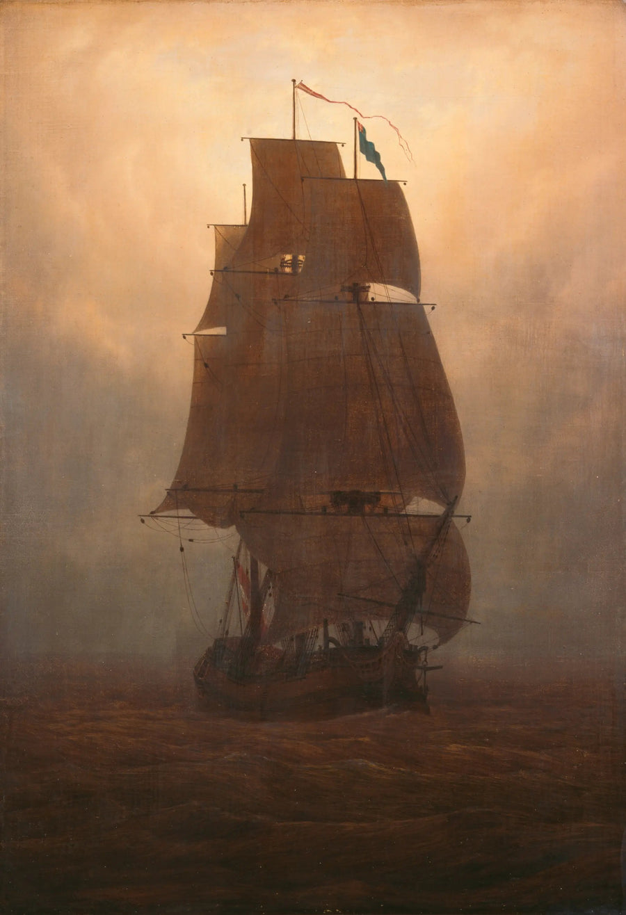 Purjevene - Caspar David Friedrich