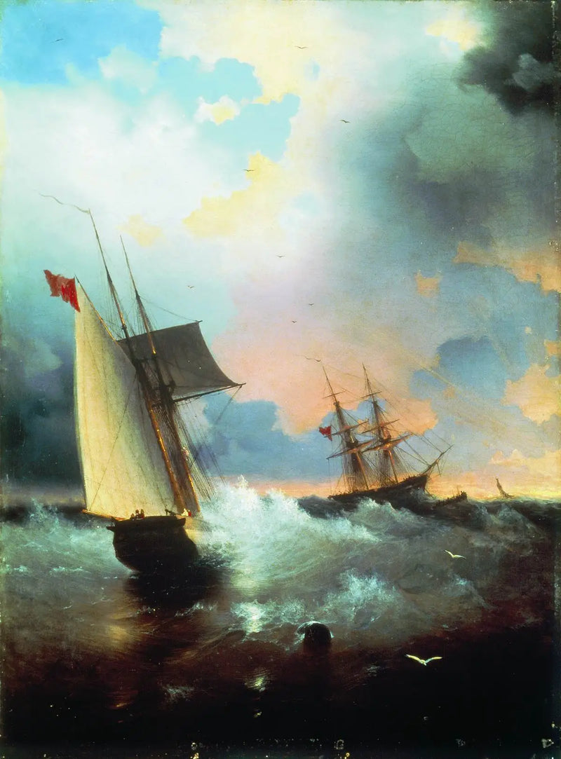 Purjevene . - Ivan Aïvazovski