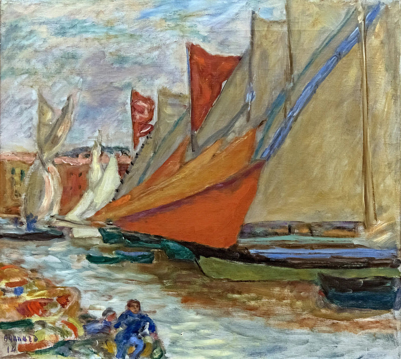Kuivalla purjeet - Pierre Bonnard