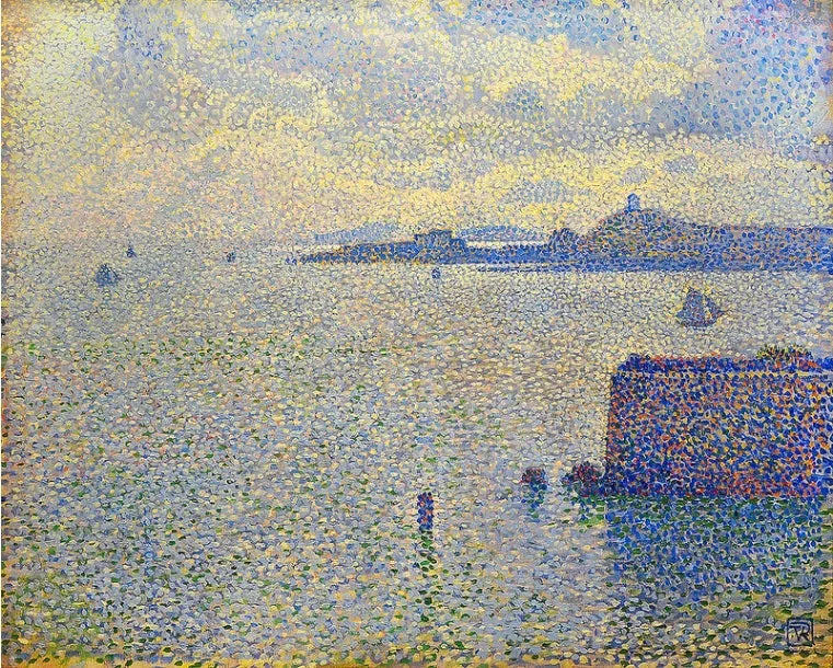Purjeveneet ja suisto - Théodore van Rysselberghe