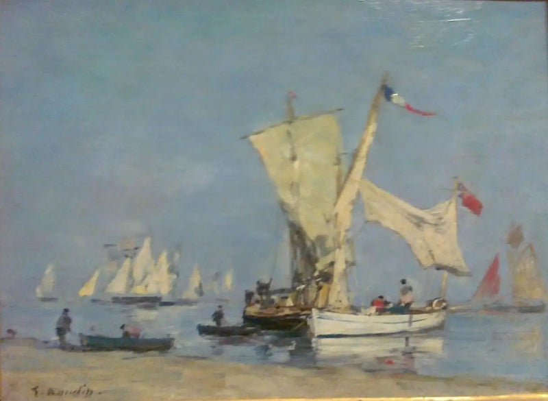 Purjeveneet - Eugène Boudin