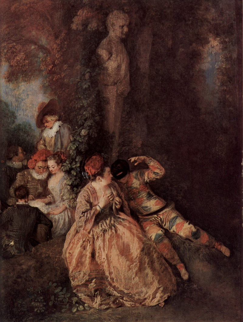 Haluatko voittaa kauniit? - Antoine Watteau