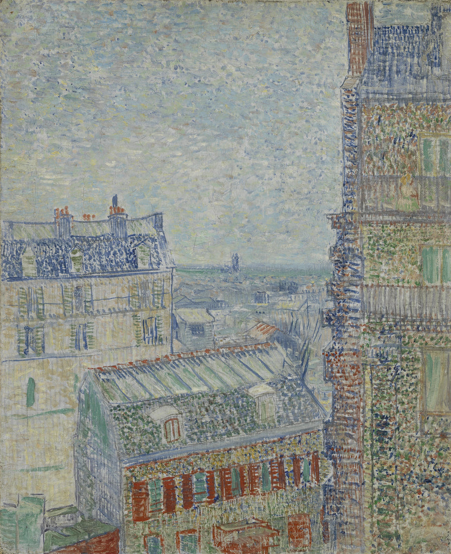 Näkymä Pariisin katoille - Vincent van Gogh