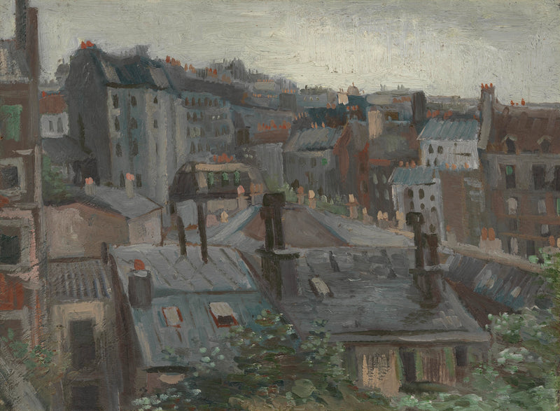 Näkymä Vincentin työhuoneesta - Vincent van Gogh