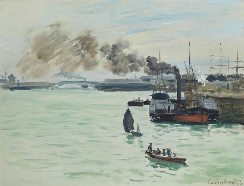 Näkymä satamasta - Claude Monet