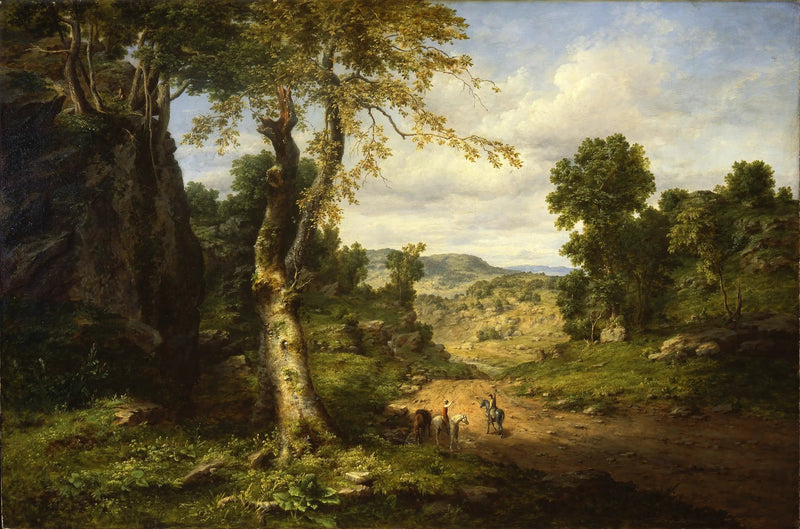 Näkymä Berkshire'n piirikunnasta, Massachusetts, hälvenemässä syyskuun myrskyn jälkeen - George Inness