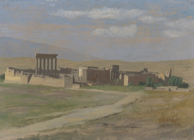 Baalbekin näköala - Jean-Léon Gérôme