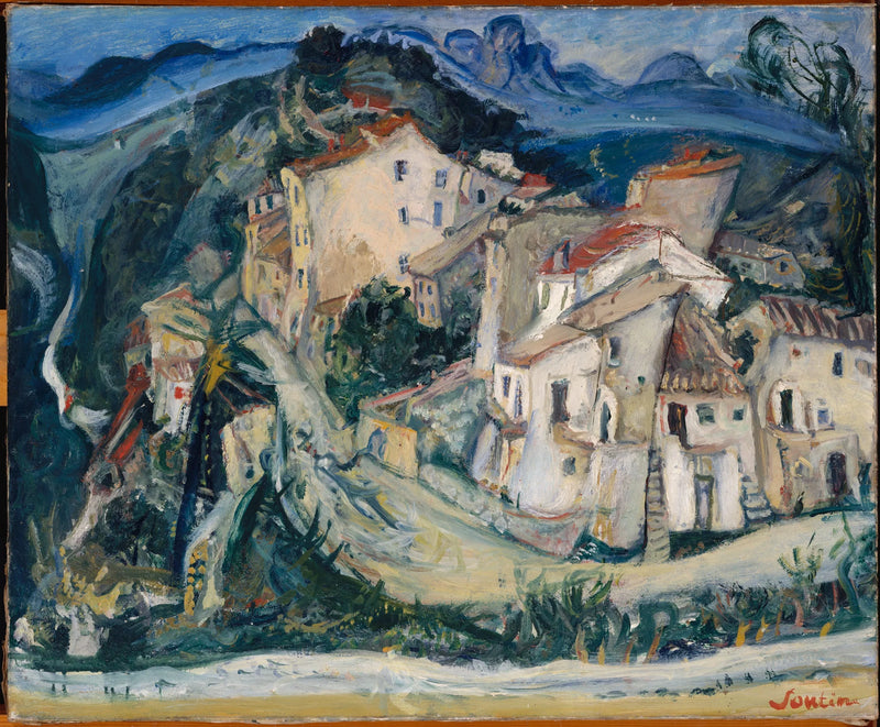 Cagnesin näkymä - Chaim Soutine
