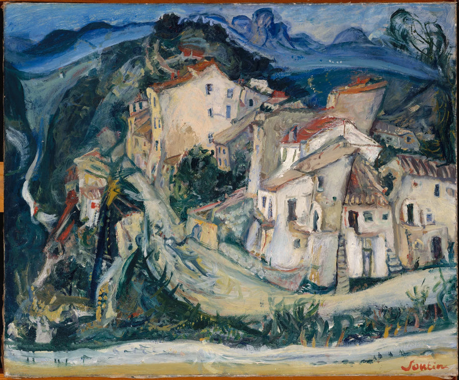 Cagnesin näkymä - Chaim Soutine