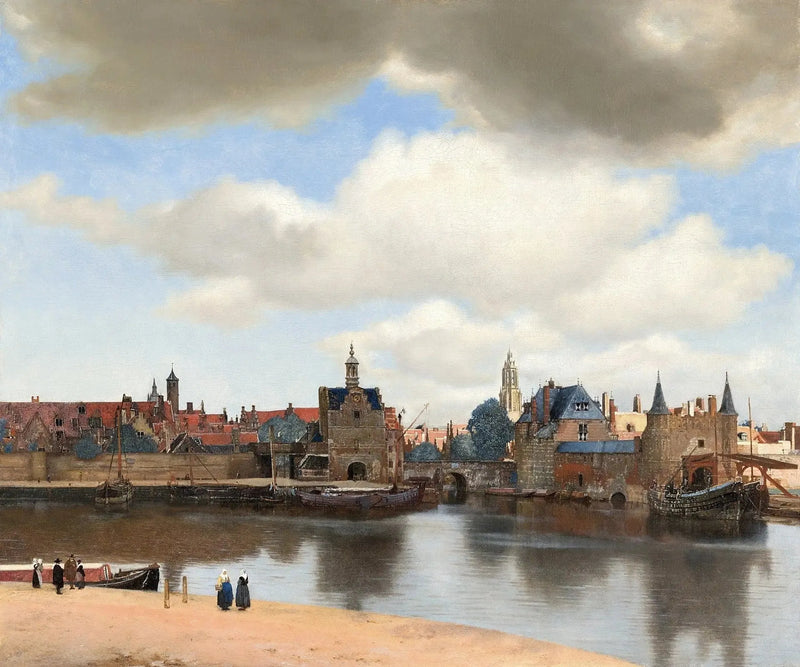 Delftin näkymä - Johannes Vermeer