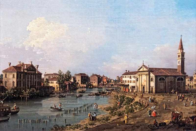 Dolo-näkymä - Canaletto