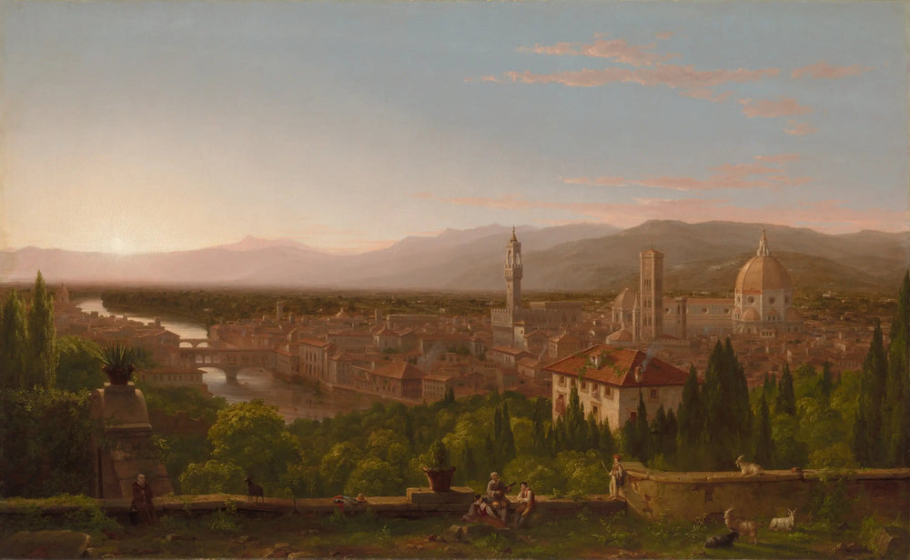 Vue de Florence depuis San Miniato - Thomas Cole - Alpha Reproduction