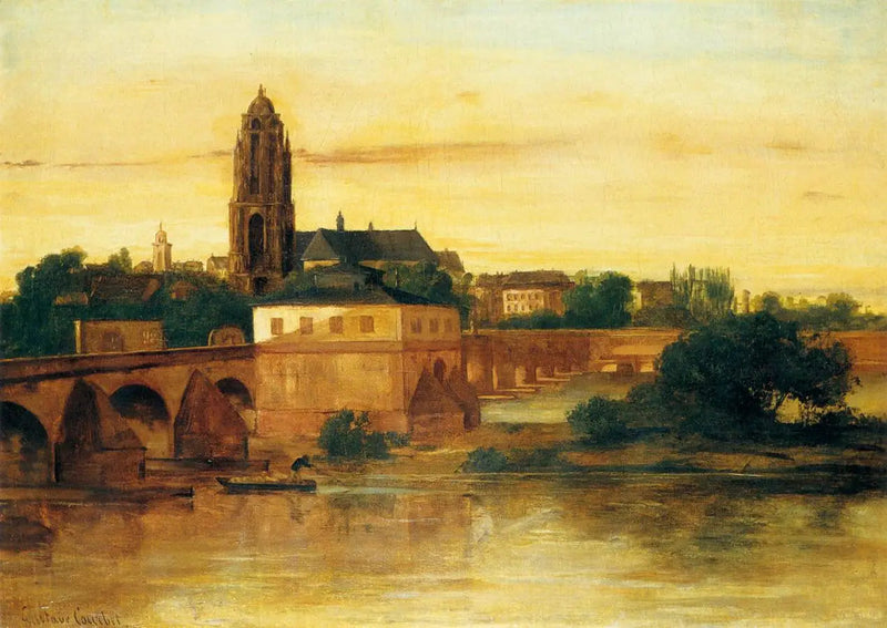 Näkymä Frankfurt am Mainista - Gustave Courbet