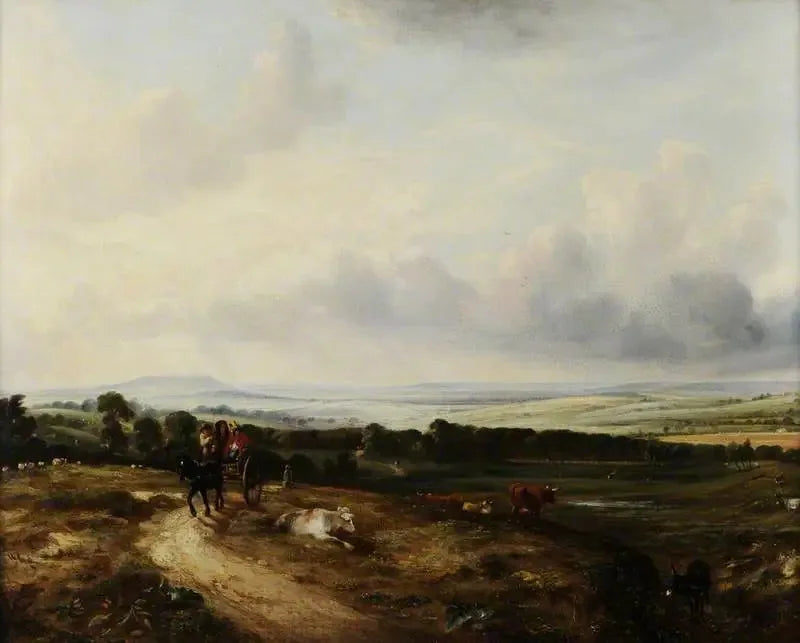 Hampstead Heathin näköala - John Constable