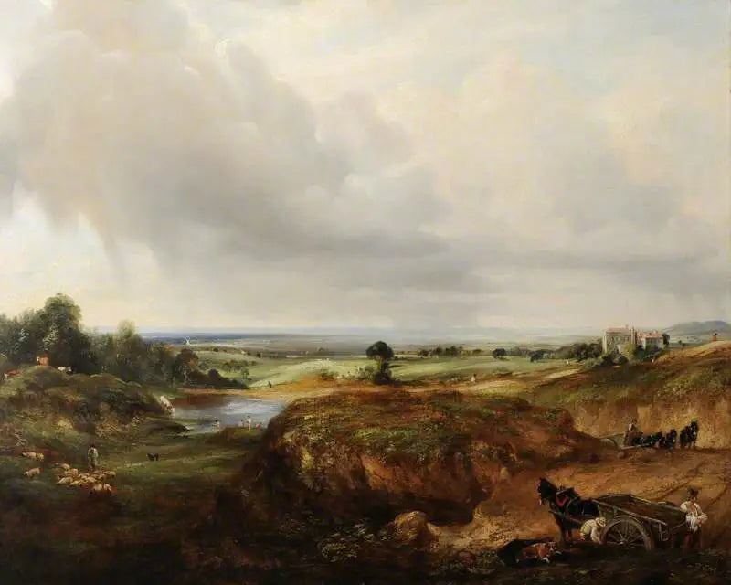 Hampstead Heathin näköala - John Constable