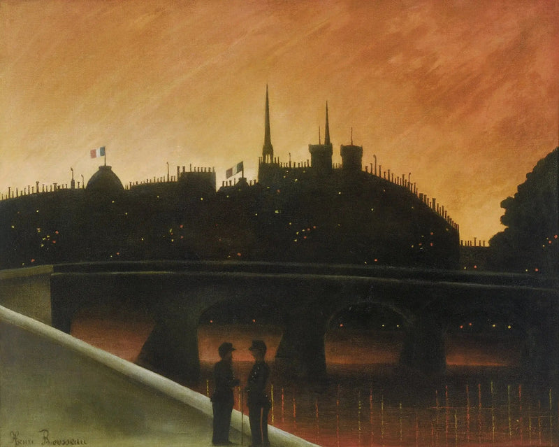 Näkymä Île de la Cité - Henri Rousseau