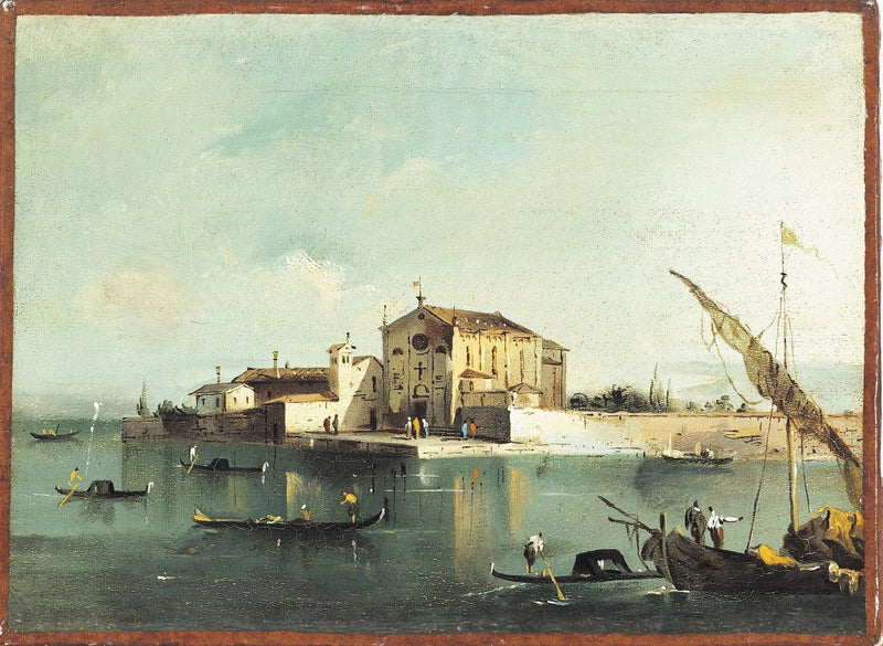 Näkymä San Cristoforo di Murano - Francesco Guardi