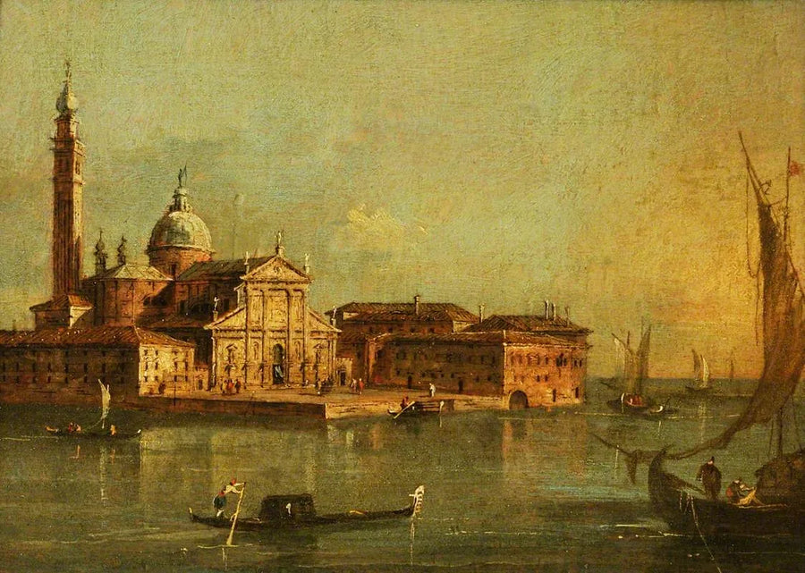 Näkymä San Giorgio Maggiore -saarelta, Venetsia - Francesco Guardi