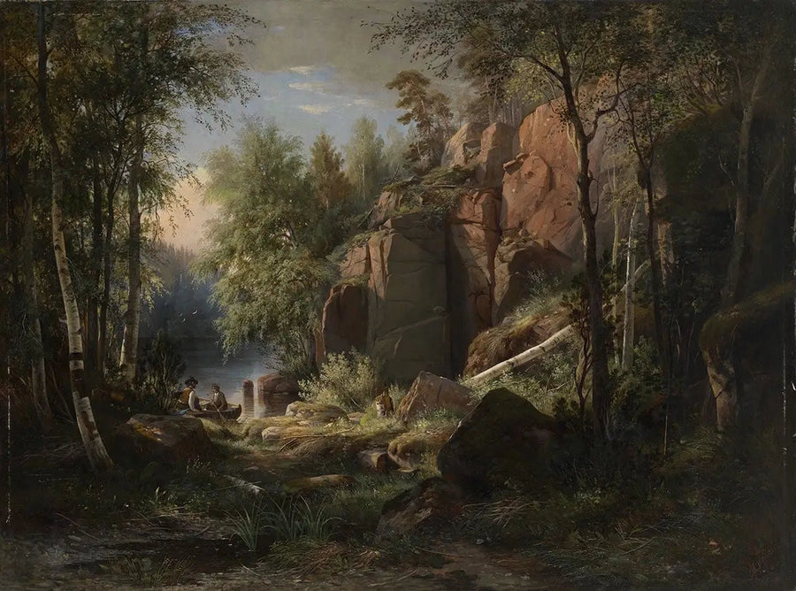 Näkymä Valaam-saaren. Kukko - Ivan Chichkine