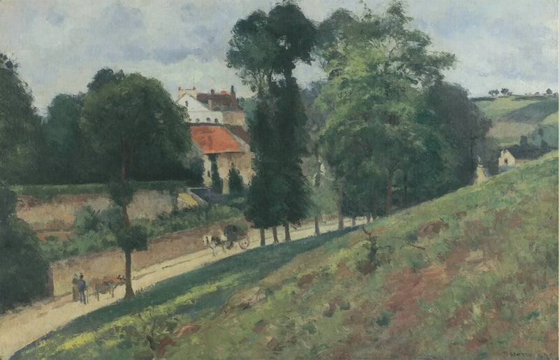 Näkymä Mathurinsin talosta, Pontoise - Camille Pissarro