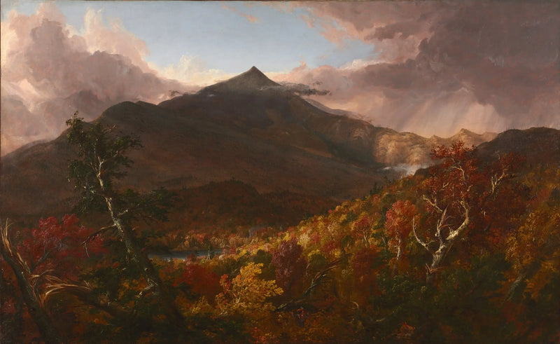 Näkymä Schroon-vuorelle, Essexin piirikunnassa, New Yorkissa, myrskyn jälkeen - Thomas Cole