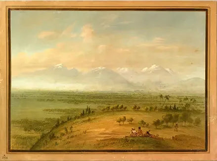 Pampa del Sacramento'n näköala - George Catlin
