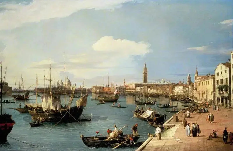 Näkymä Riva degli Schiavoni - Canaletto