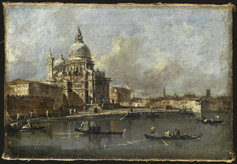 Saluetin näkymä - Francesco Guardi
