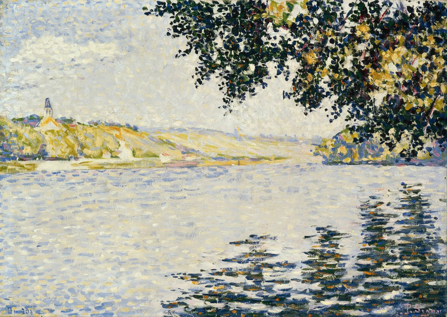 Näkymä Seine-joelle Herblay'ssa - Paul Signac