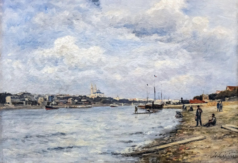Näkymä Seine-joelle ja Trocadéroon; Grenellen silta - Stanislas Lépiné