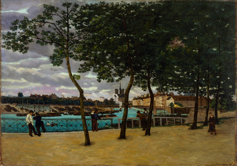 Näkymä Seine-joelle, Pariisi - Armand Guillaumin