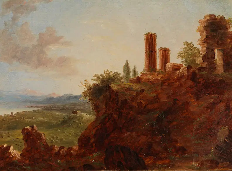 Sisilian näköala - Thomas Cole