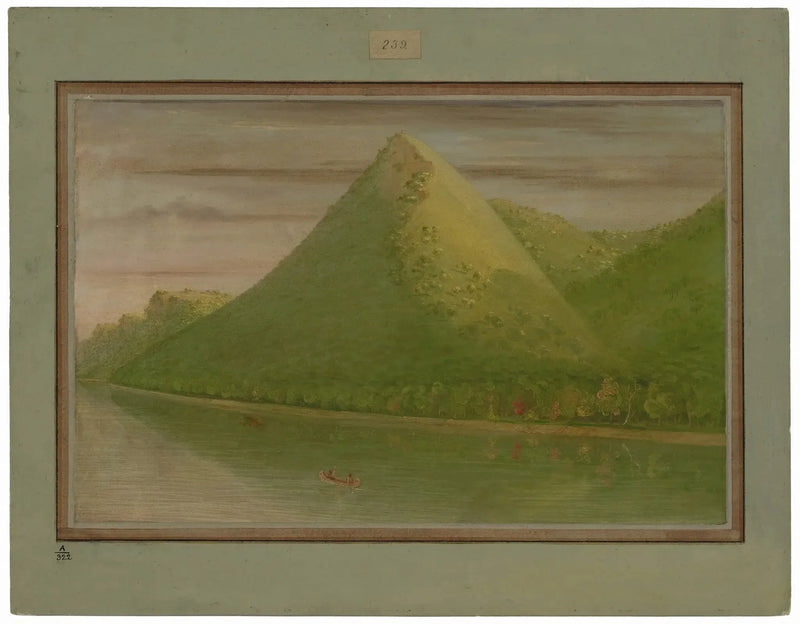 Näkymä « Tente du Brochet » - George Catlin
