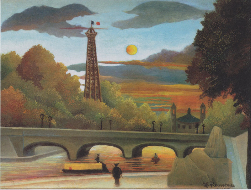 Eiffel-tornin näköala - Henri Rousseau