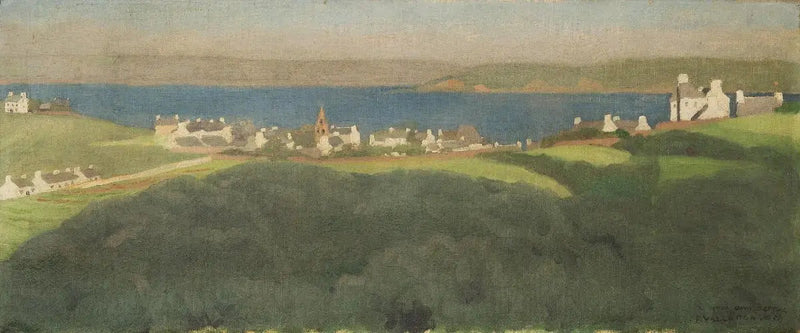 Locquirecin näkymä - Félix Vallotton