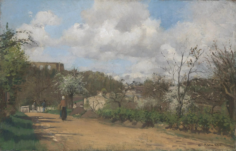 Louveciennesin näköala - Camille Pissarro