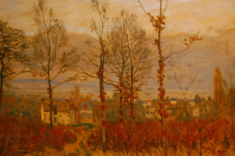 Louveciennesin syksyinen maisema - Alfred Sisley