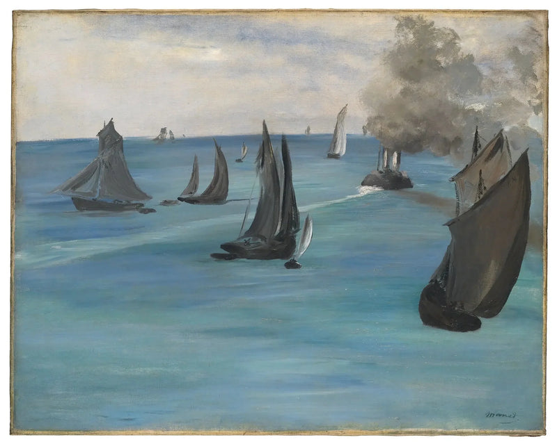 Merinäköala, tyyni sää - Édouard Manet
