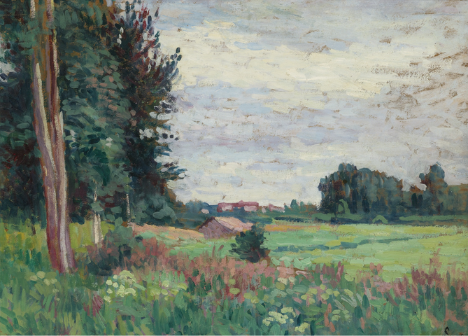 Méréville'n näkymä - Maximilien Luce