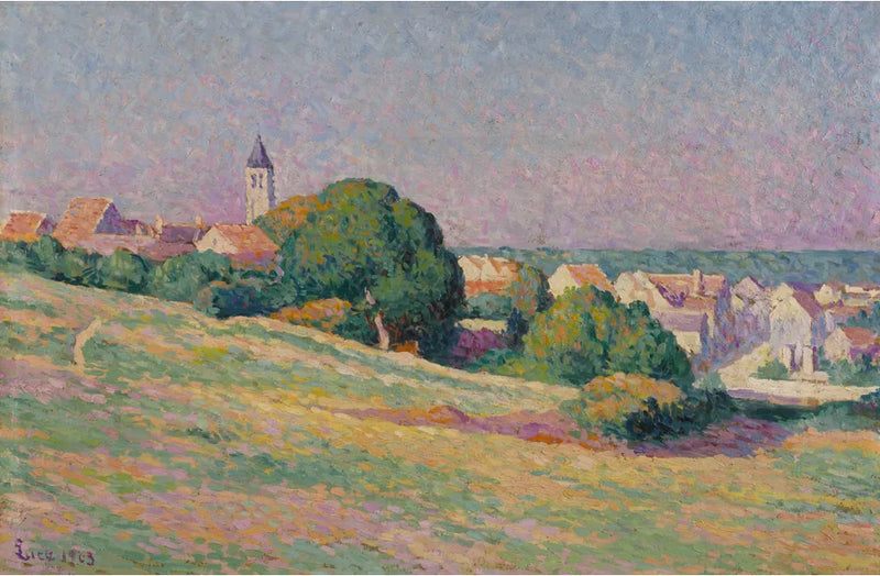 Méréville'n näkymä - Maximilien Luce