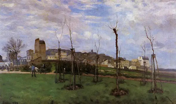 Näkymä Montmartresta, Cité des Fleursista Batignollesiin - Alfred Sisley