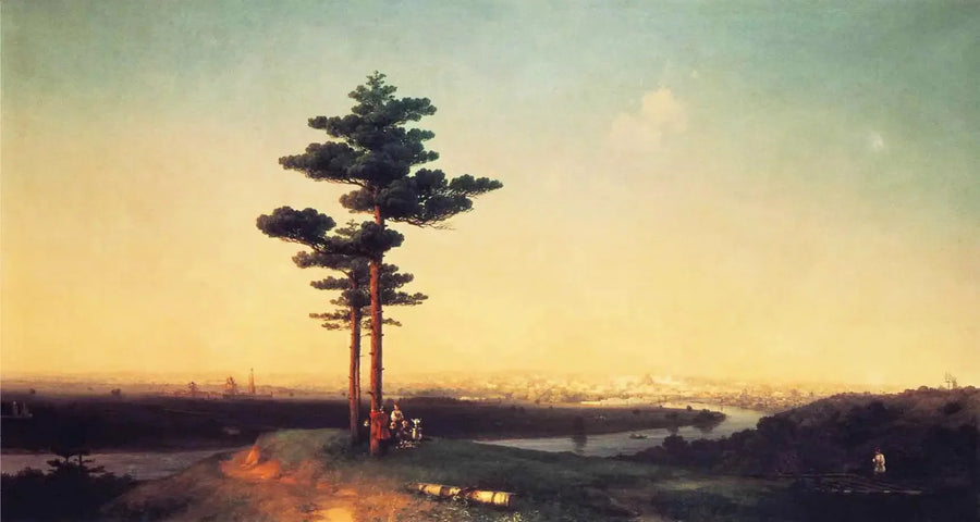 Moskovan näköala linnunpöntön mäeltä - Ivan Aïvazovski