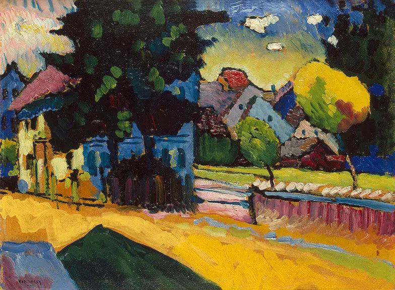 Murnau'n näkymä - Vassily Kandinsky