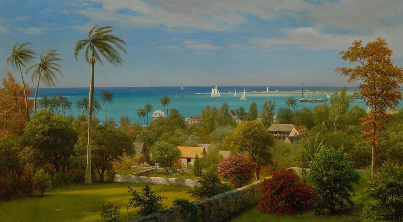 Nassau'n näköala Bahamalla - Albert Bierstadt