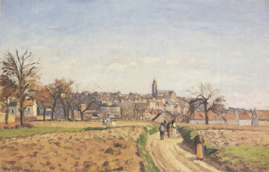 Pontoisen näkymä - Camille Pissarro