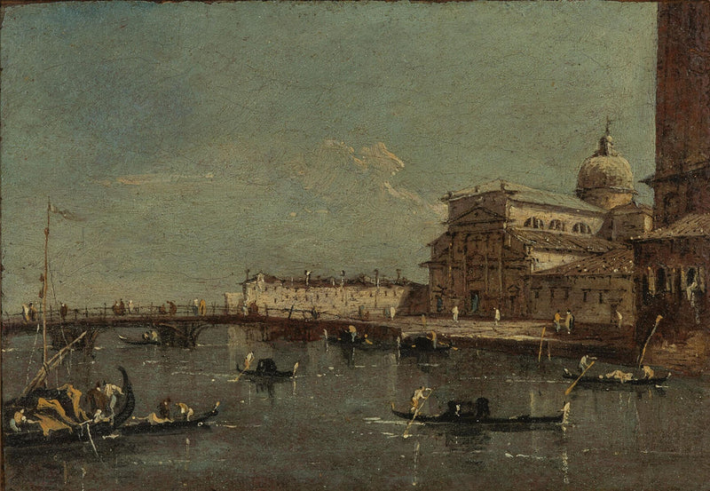 Näkymä S. Pietro di Castello, Venetsia - Francesco Guardi