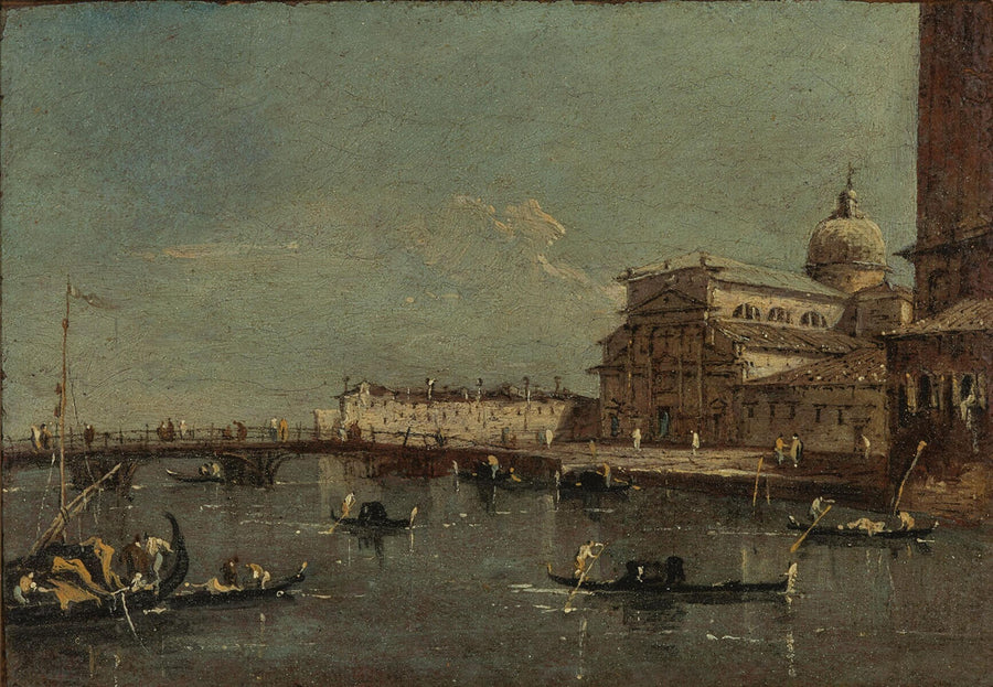 Näkymä S. Pietro di Castello, Venetsia - Francesco Guardi