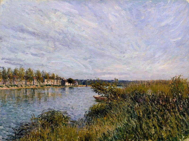 Näkymä Saint-Mammès'ltä - Alfred Sisley