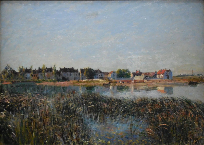 Näkymä Saint-Mammès'ltä - Alfred Sisley
